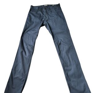 FAHERTY MENS 29 X‎ 33 STRETCH TERRY PANTS JEANS NAVY BLUE 5-POCKET SLIM STRAIGHT